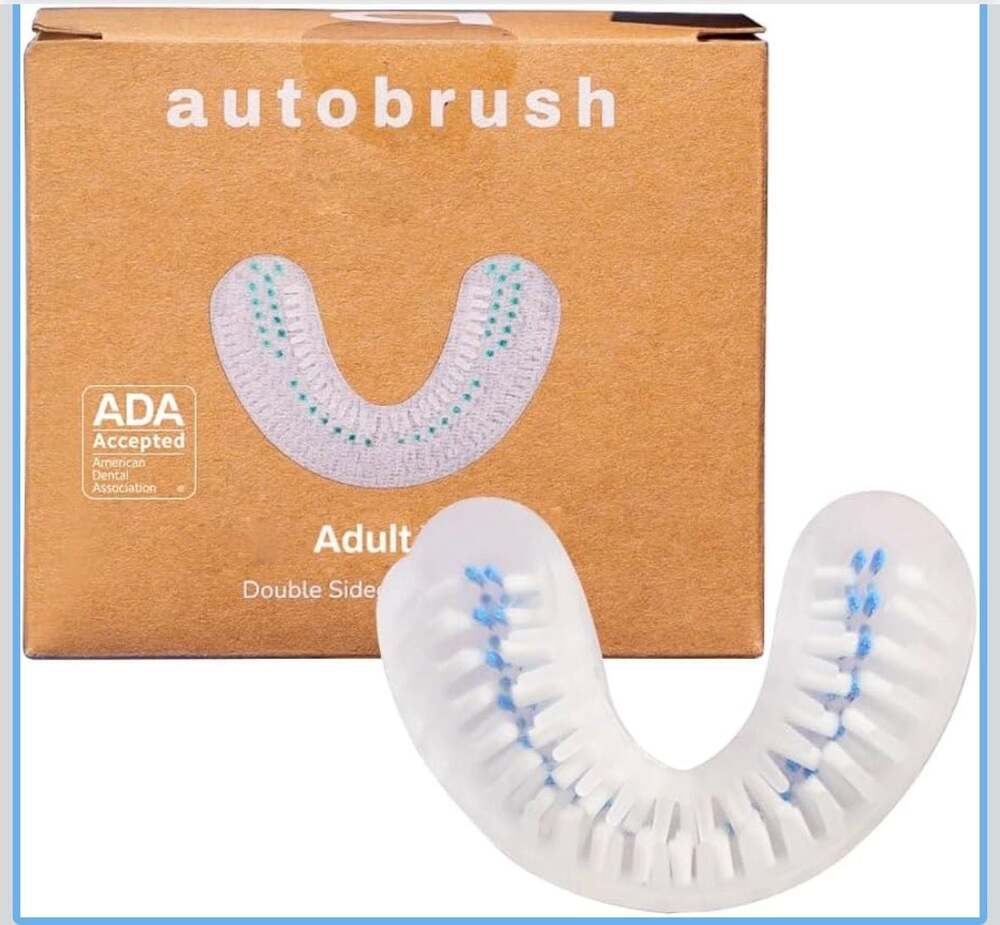 Autobrush Adult Double-Sided Nylon Replacement Toothbrush Head